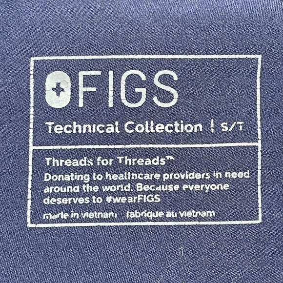 Figs Women's Navy Blue Maternity 2.0 Scrub Pants Size Small - Picture 5 of 10